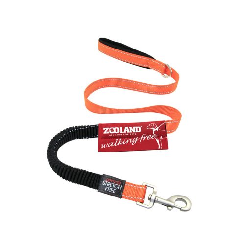 Stretch Free ZSF Flexible Leash : Orange