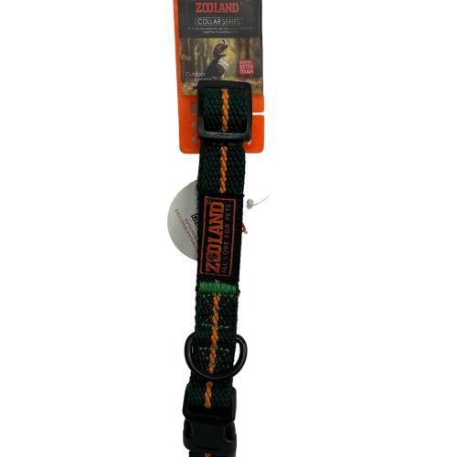 Cotton Feeling Webbing Collar ZCW-002D Dark Green